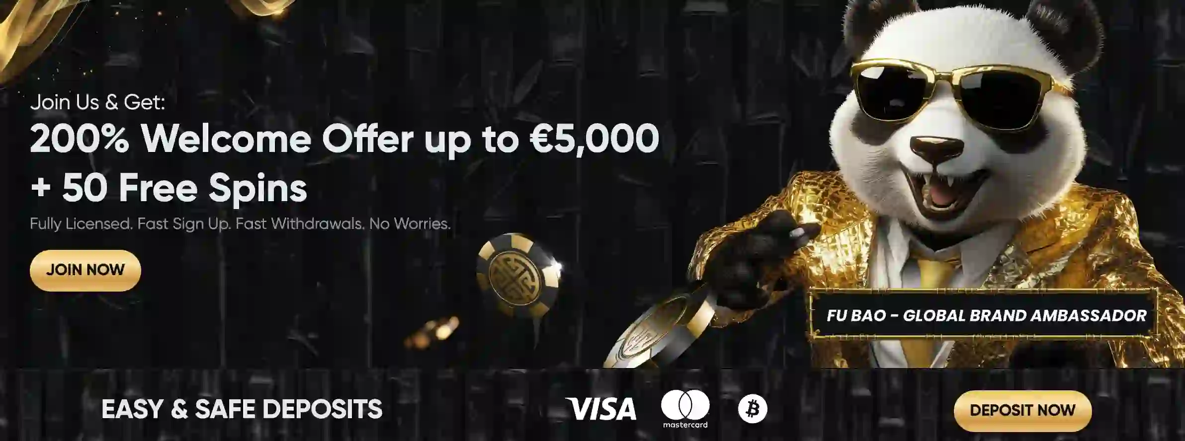 golden panda casino france - bonus up to 200% og image